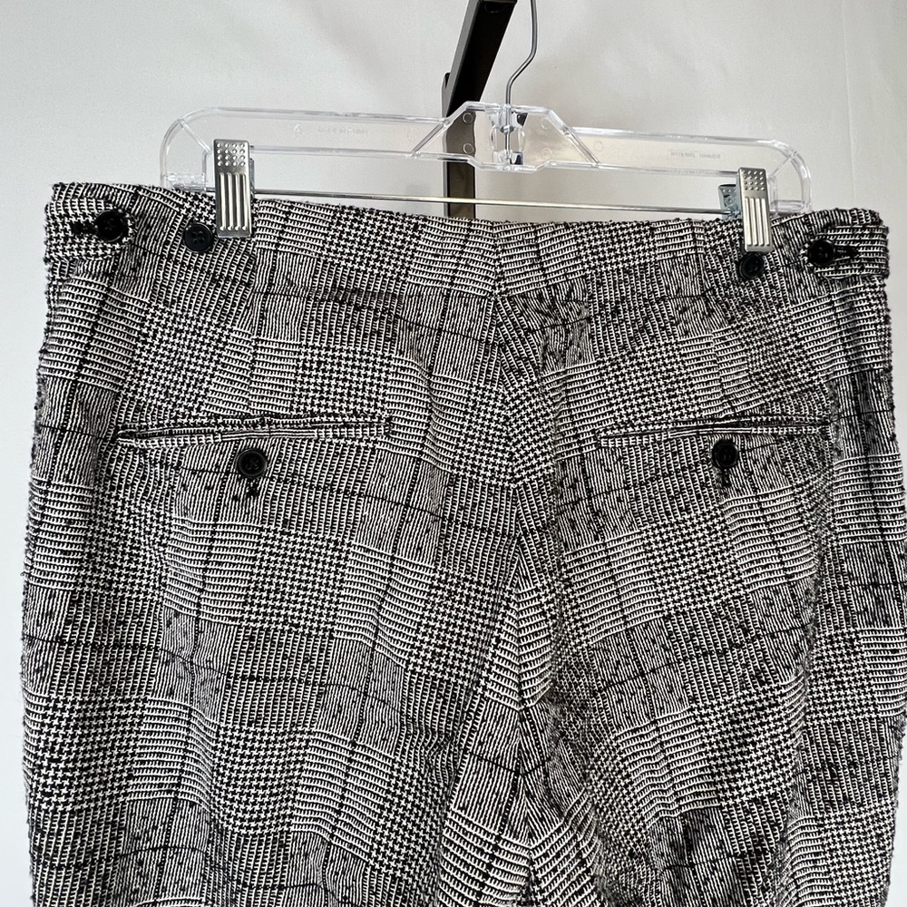 ASOS Men’s Black and White Plaid Dress Pants size 34”x 34” - Picture 3 of 8
